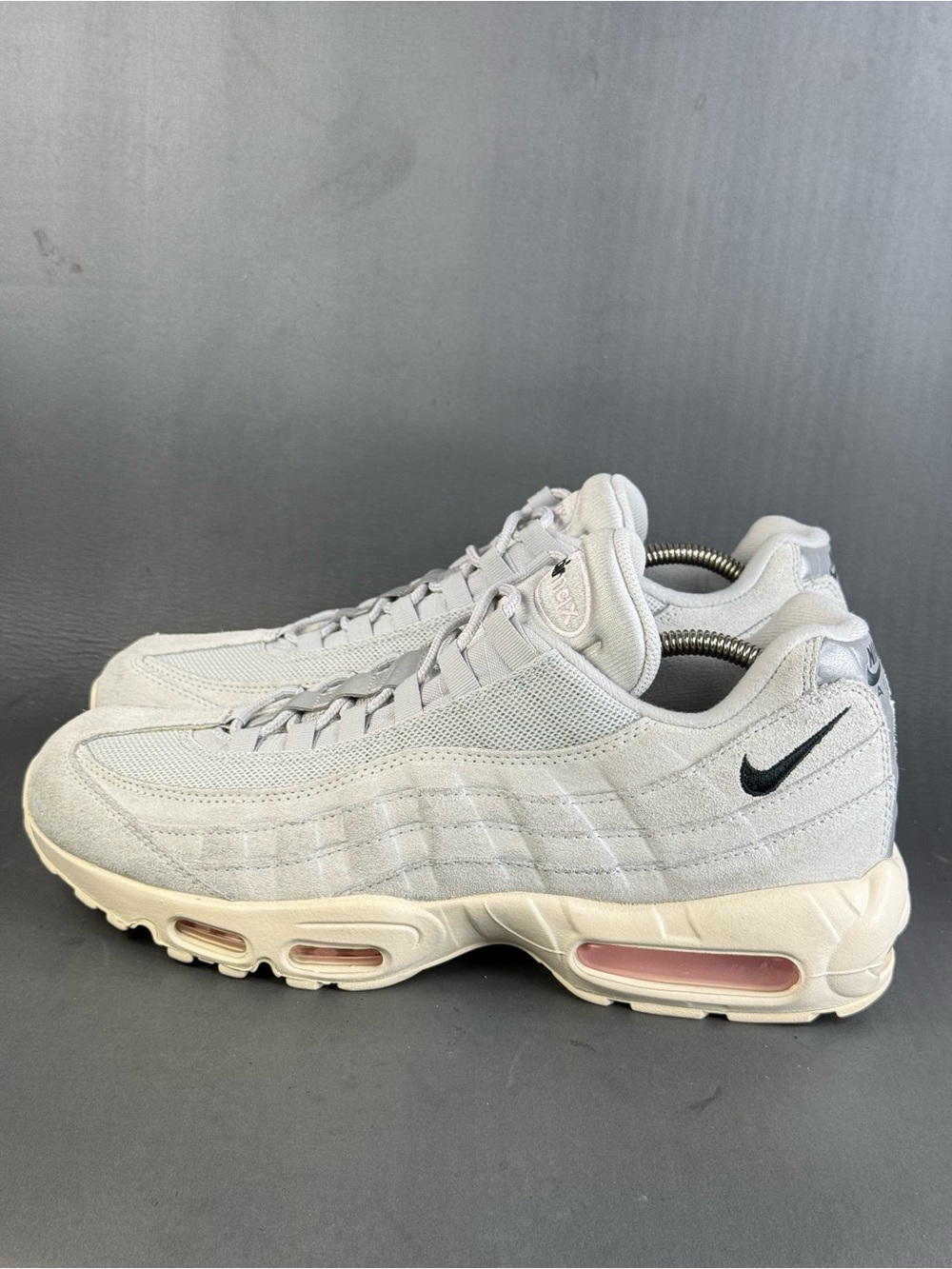 Nike Air Max 95 'Grey Fog Pink Foam' athletic sneaker shoes men’s size 12